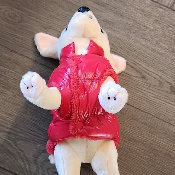 NWT Dog Winter Puffer Jacket Fleece inside Snaps Sz XS Chihuahua Small Dog Gift - Picture 12 of 12